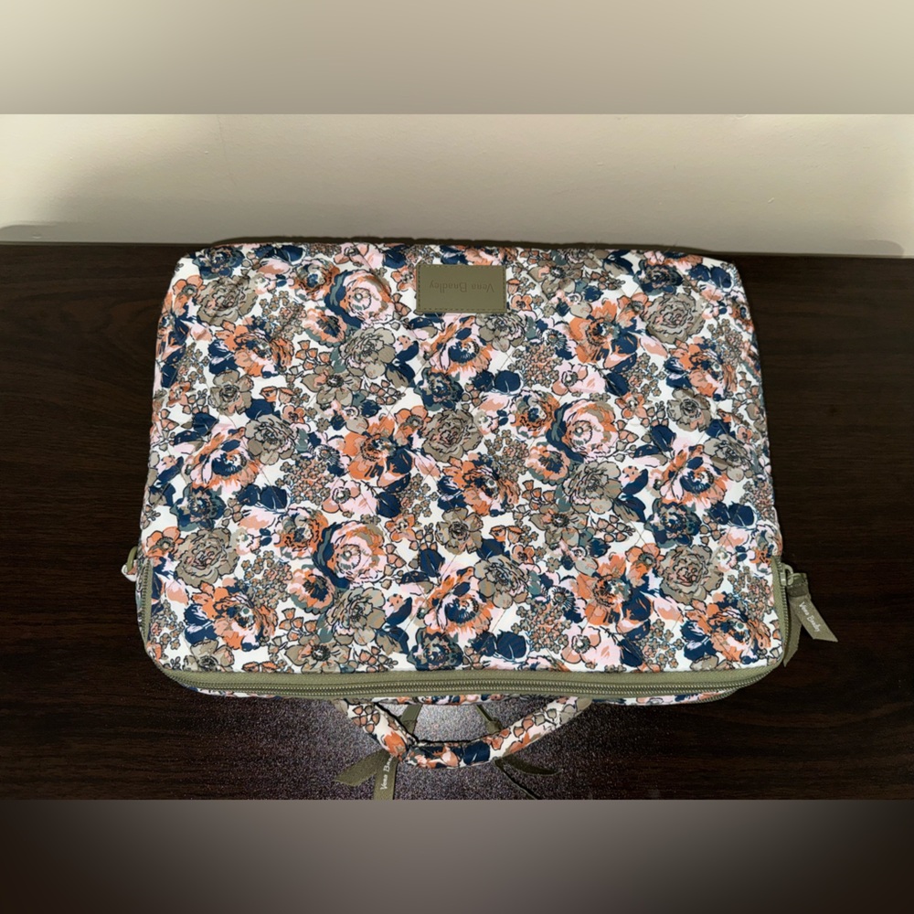 Vera Bradley Laptop Bag with Two Pocket and multiple compartment